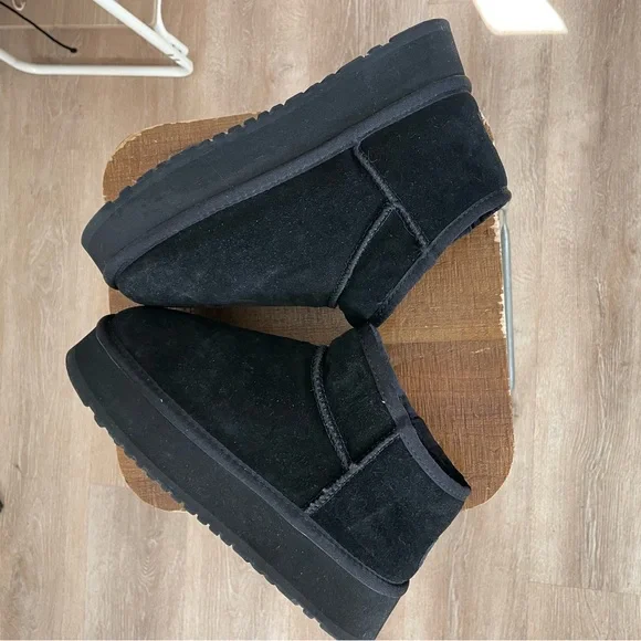 UGG Black Ankle Boots - Picture 8 of 8